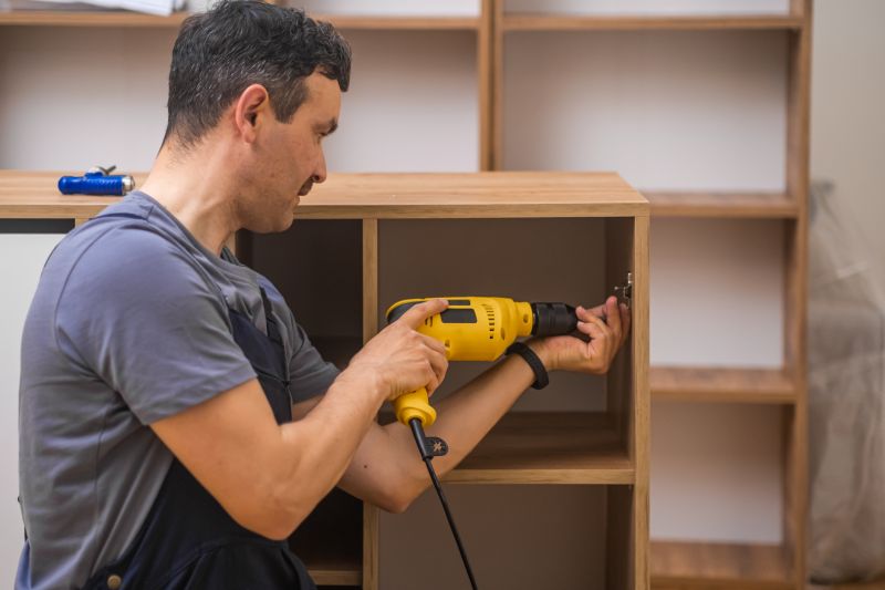 Custom Bookcase Installation in Woodbridge, VA